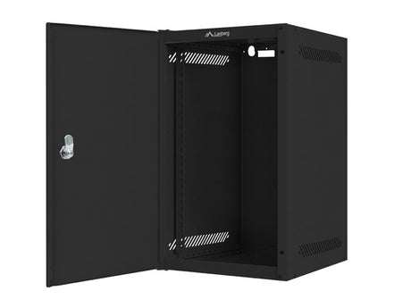 Lanberg | Rack cabinet 10" wall-mount 9U/280x310 for self-assembly with metal door (flat pack) | WF10-2309-00B | Black
