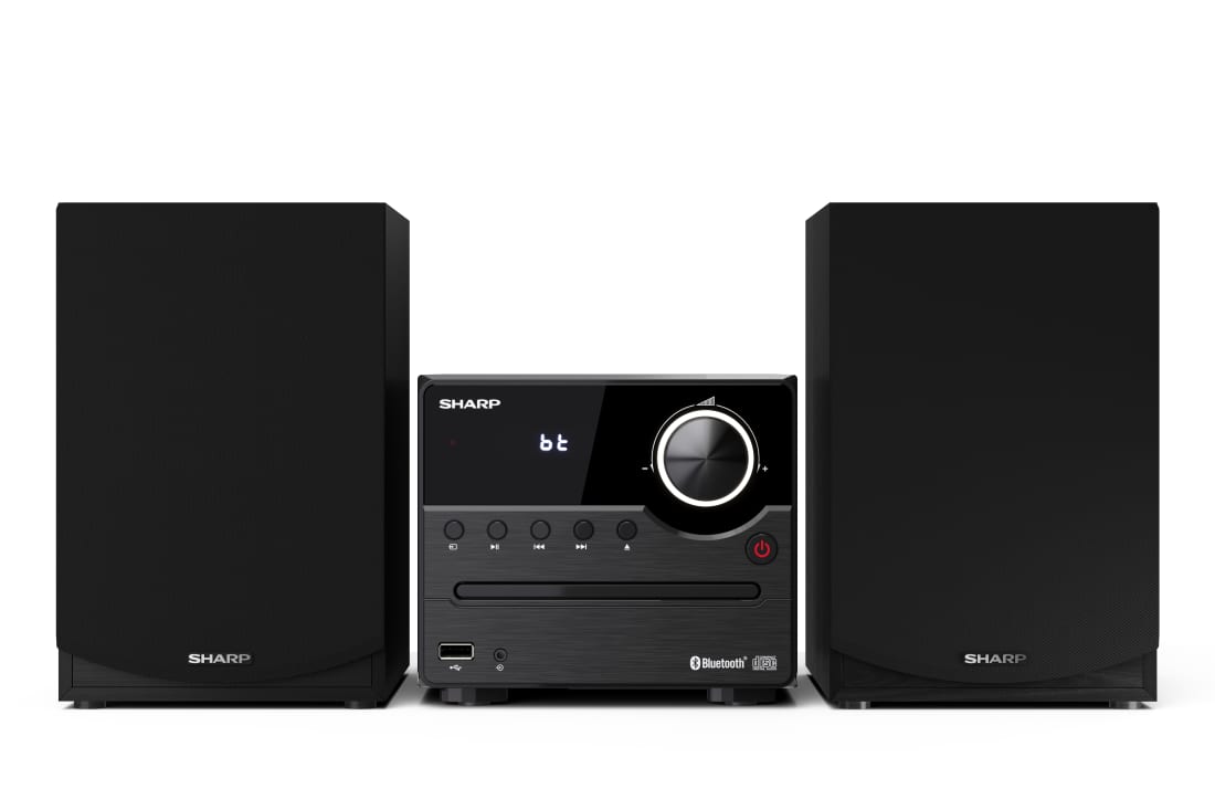 Sharp XL-B512(BK) Hi-Fi Micro System, CD/FM/USB/Bluetooth v5.0, 45W, Black | Sharp | Hi-Fi Micro System | XL-B512(BK) | Black | USB port | AUX in | Bluetooth | CD player | FM radio | Wireless connection