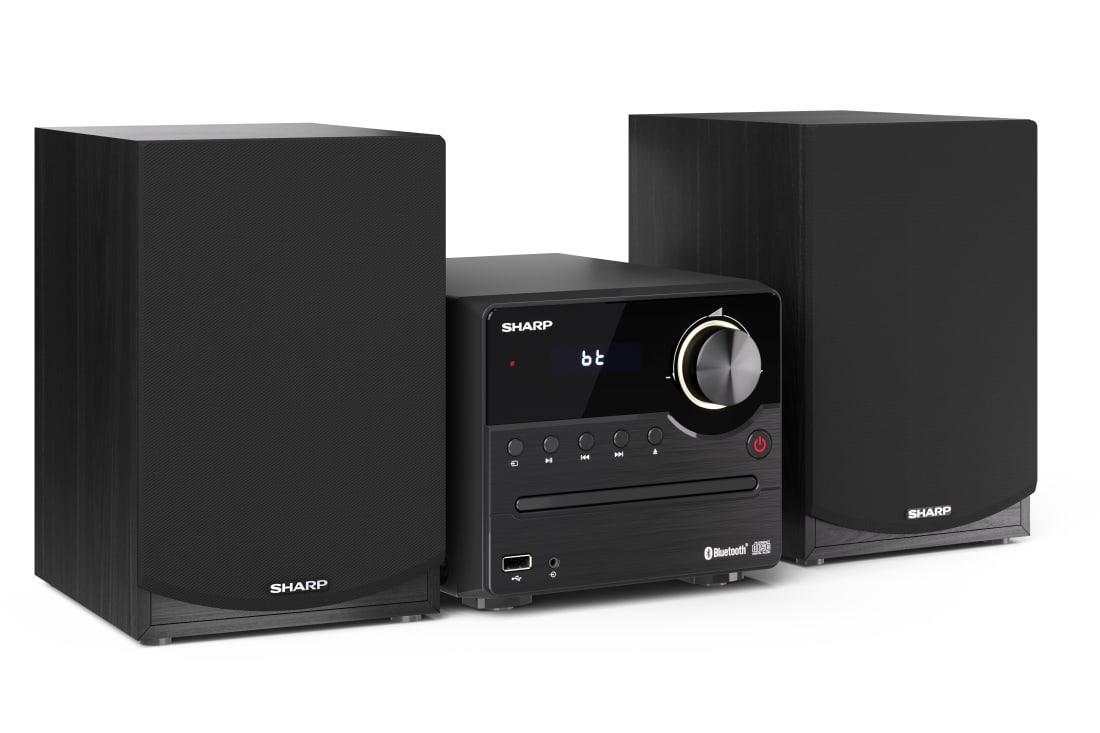 Sharp XL-B512(BK) Hi-Fi Micro System, CD/FM/USB/Bluetooth v5.0, 45W, Black | Sharp | Hi-Fi Micro System | XL-B512(BK) | Black | USB port | AUX in | Bluetooth | CD player | FM radio | Wireless connection