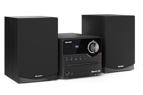 Sharp XL-B512(BK) Hi-Fi Micro System, CD/FM/USB/Bluetooth v5.0, 45W, Black | Sharp | Hi-Fi Micro System | XL-B512(BK) | Black | USB port | AUX in | Bluetooth | CD player | FM radio | Wireless connection