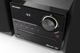 Sharp XL-B512(BK) Hi-Fi Micro System, CD/FM/USB/Bluetooth v5.0, 45W, Black | Sharp | Hi-Fi Micro System | XL-B512(BK) | Black | USB port | AUX in | Bluetooth | CD player | FM radio | Wireless connection