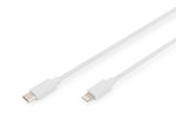 Digitus | Lightning to USB-C data/charging cable | DB-600109-020-W | USB-C to Lightning Apple Lightning 8-pin | USB C