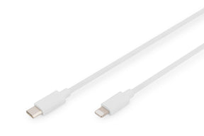 Digitus | Lightning to USB-C data/charging cable | DB-600109-020-W | USB-C to Lightning Apple Lightning 8-pin | USB C
