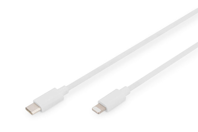 Digitus | Lightning to USB-C data/charging cable | DB-600109-020-W | USB-C to Lightning Apple Lightning 8-pin | USB C