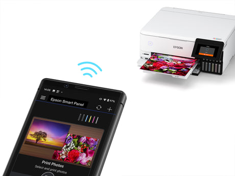 Epson | Wireless Photo Printer | EcoTank L8160 | Inkjet | Colour | Inkjet Multifunctional Printer | A4 | Wi-Fi | Grey