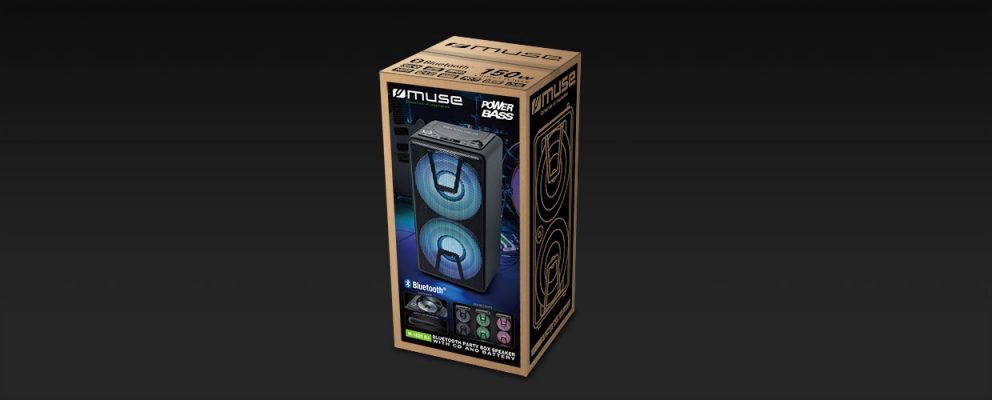 Muse | Party Box Speaker | M-1820 DJ | 150 W | Bluetooth | Wireless connection | Black
