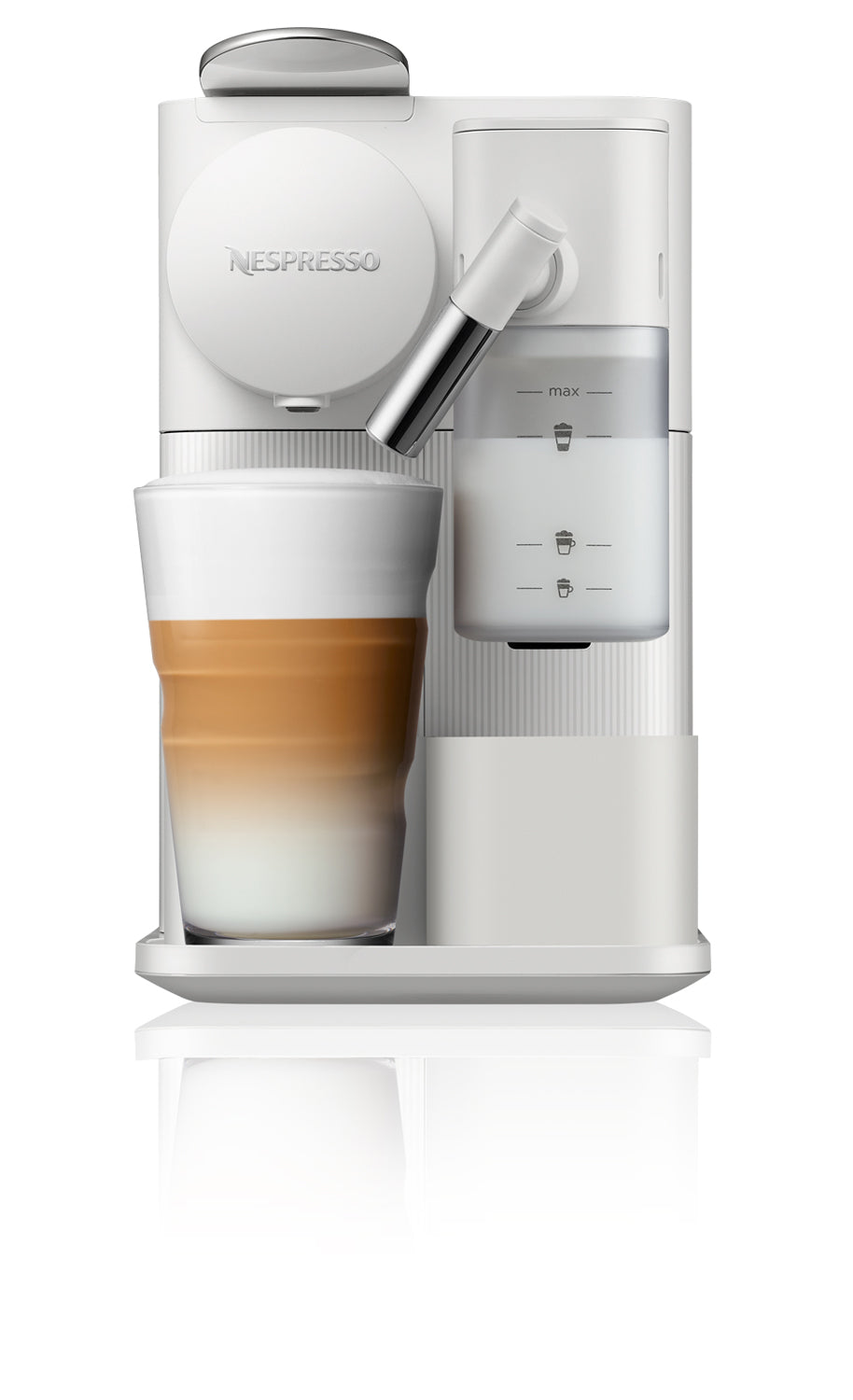 Delonghi | Coffee Machine | EN510.W Lattissima One | Pump pressure 19 bar | Built-in milk frother | Automatic | 1450 W | White