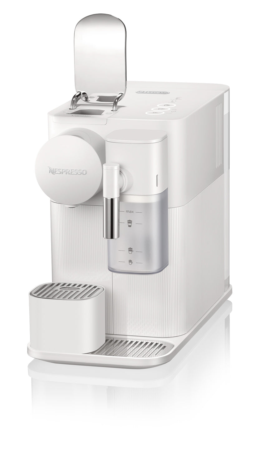 Delonghi | Coffee Machine | EN510.W Lattissima One | Pump pressure 19 bar | Built-in milk frother | Automatic | 1450 W | White