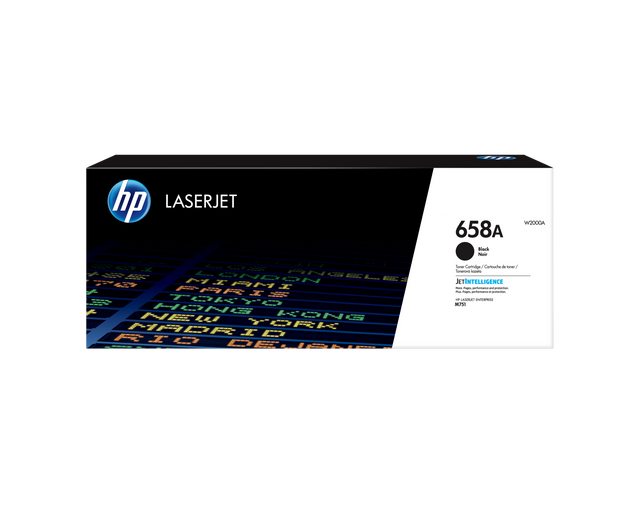 HP 658A (W2000A) Lazerinė kasetė, Juoda