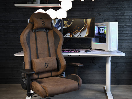 Arozzi Torretta SuperSoft | Gaming Chair | Frame material: Metal; Wheel base: Nylon; Upholstery: Supersoft | Brown
