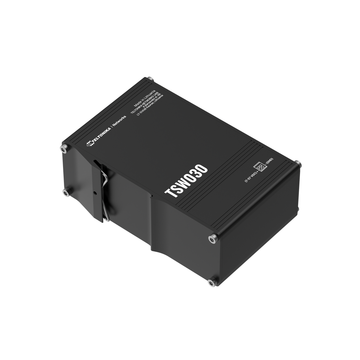 Teltonika | Switch | TSW030 | Unmanaged | DIN rail mountable | 10/100 Mbps (RJ-45) ports quantity 8 | Power supply type 2-pin industrial DC power socket