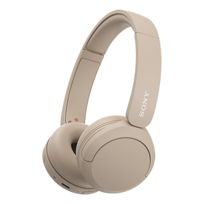 Sony | Wireless Headphones | WH-CH520 | Wireless | On-Ear | Microphone | Beige | Noise canceling | Wireless