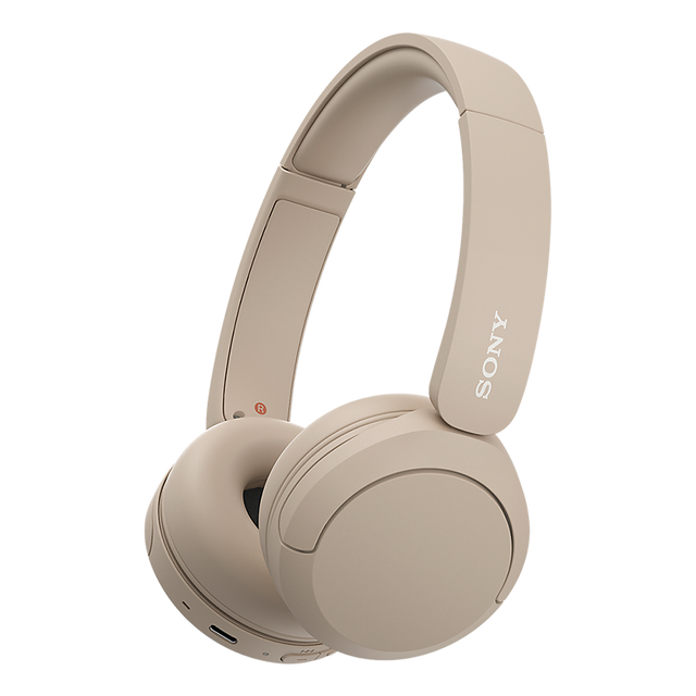 Sony | Wireless Headphones | WH-CH520 | Wireless | On-Ear | Microphone | Beige | Noise canceling | Wireless