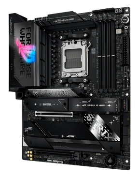 Asus ROG STRIX X870E-E GAMING WIFI | Processor family AMD | Processor socket AM5 | DDR5 | Supported hard disk drive interfaces SATA, M.2 | Number of SATA connectors 4