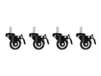 Lanberg | Castors with thread and brake for wall mounting cabinets, 4 pcs | AK-1601-B
