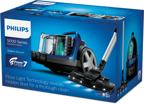 Philips | Vacuum cleaner | FC9557/09 | Bagless | Power 900 W | Dust capacity 1.5 L | Black