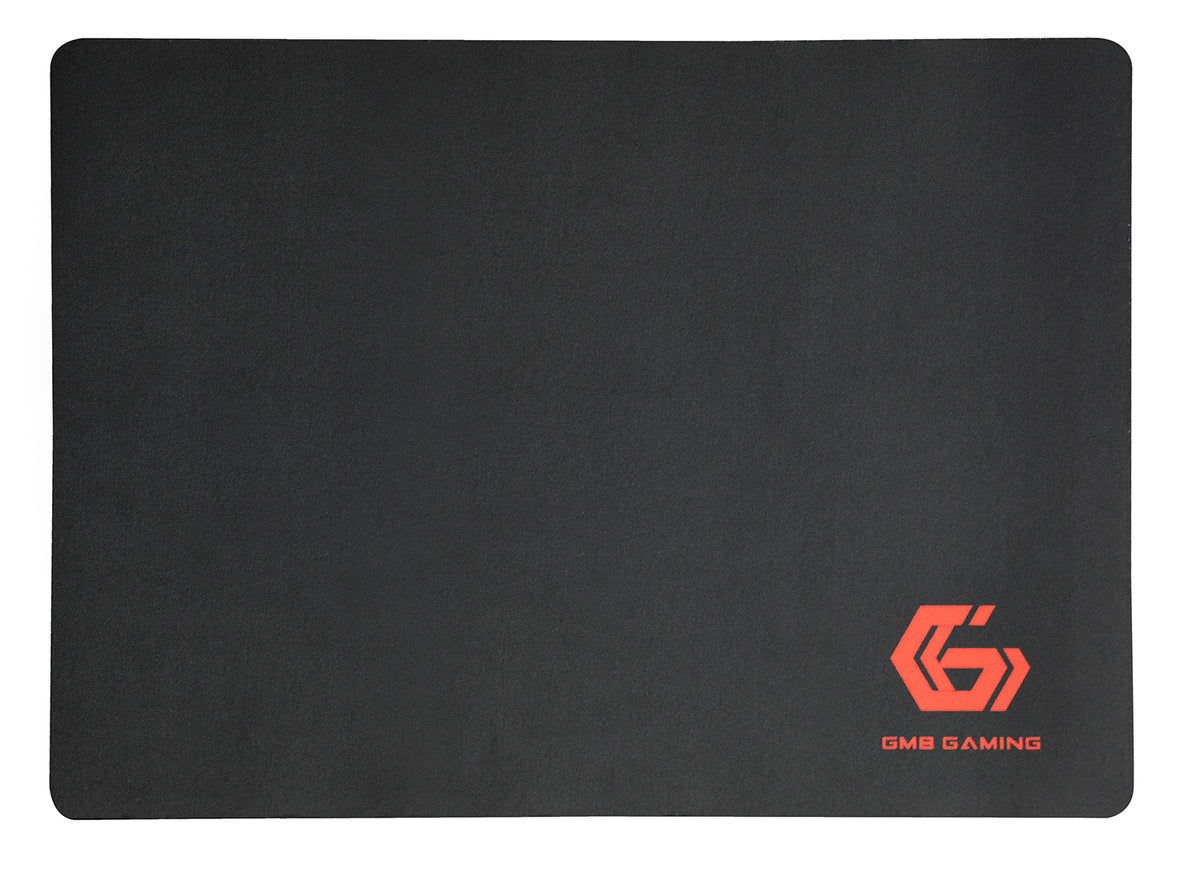 Gembird | MP-GAME-M | natural rubber foam + fabric | Gaming mouse pad, medium | Gaming mouse pad | 250x350x3 mm | Black