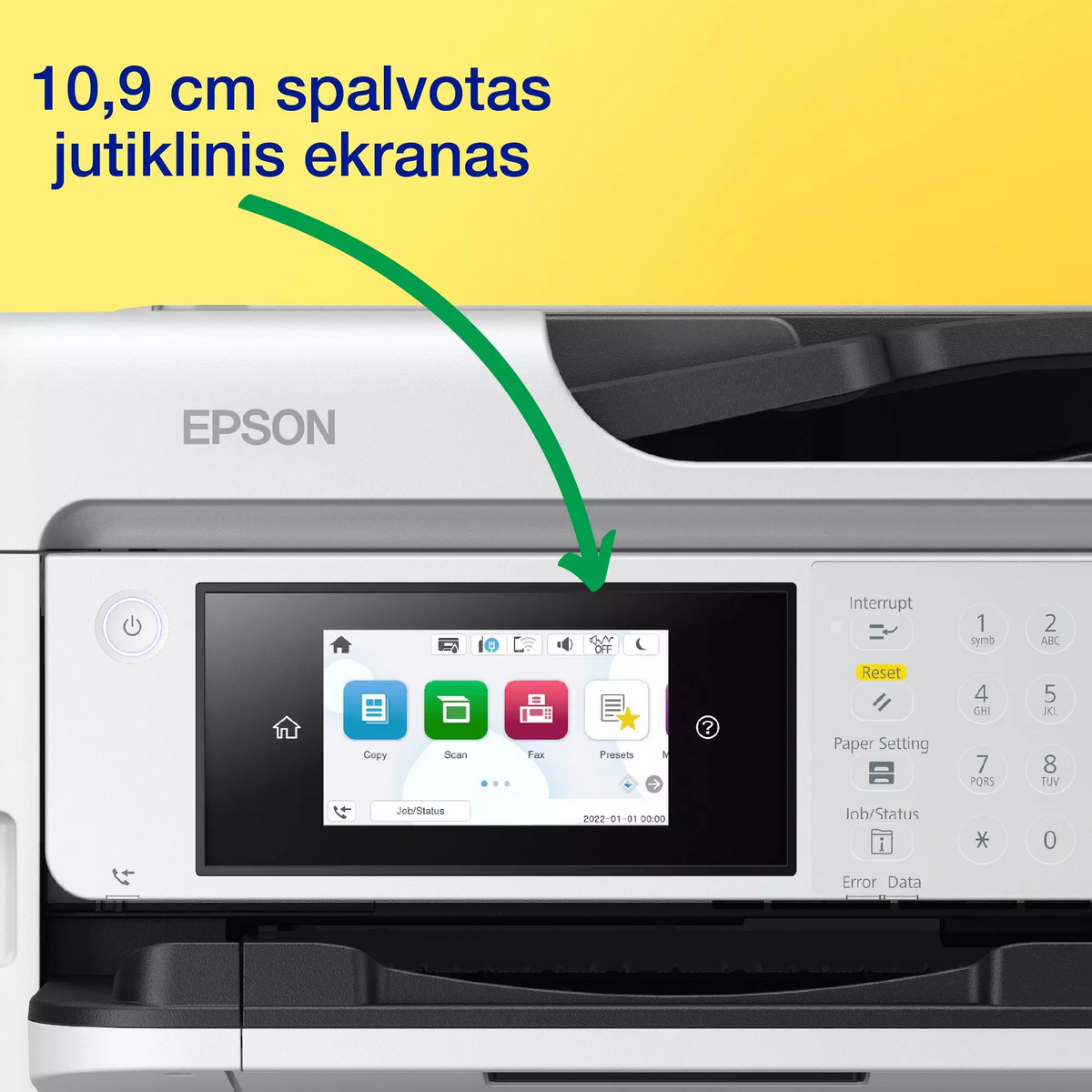 Epson WorkForce Pro WF-C5890DWF Spausdintuvas rašalinis spalvotas MFP A4 34 ppm USB LAN Wi-Fi