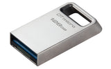 Kingston | USB 3.2 Flash Drive | DataTraveler micro | 128 GB | USB Type-A | Silver