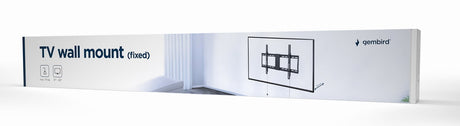 Gembird | Wall mount | WM-80F-01 | Fixed | 37-80 " | Maximum weight (capacity) 70 kg | Black
