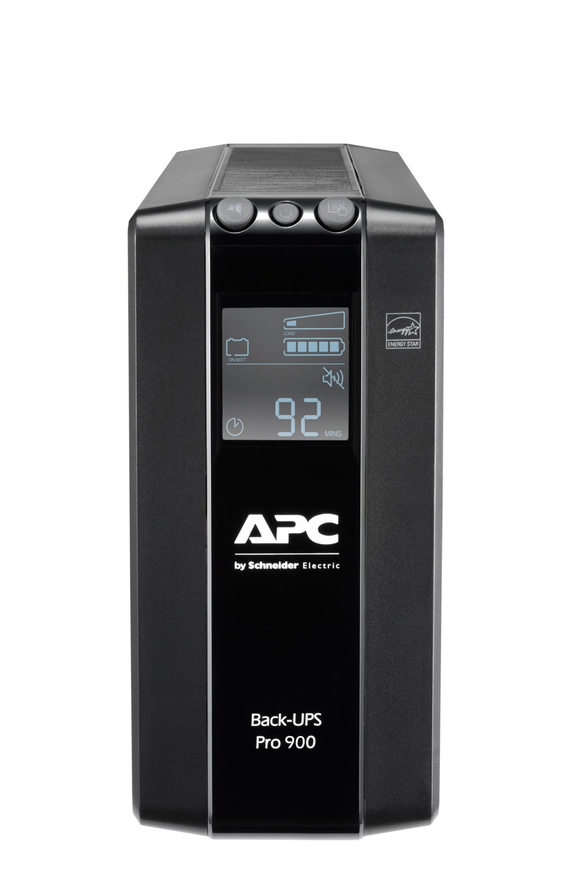 Schneider Electric APC Back-UPS Pro, Tower, 6x IEC C13 outlets, AVR, LCD, user-replaceable battery | BR900MI | 900 VA | 540 W | 230 V