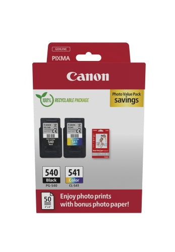 Canon PG-540/CL-541 (5225B013) Photo value pack Rašalinių kasečių komplektas, BK/CMY