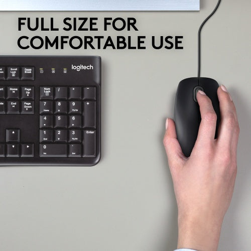 Logitech | Mouse | B110 Silent | Wired | USB | Black
