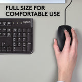 Logitech | Mouse | B110 Silent | Wired | USB | Black