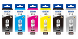 Epson 115 EcoTank (C13T07D54A) Rašalo papildymo buteliukas, Pilka