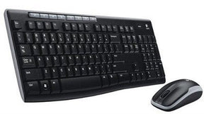 Logitech MK270 Combo Belaidė klaviatūra + pelė, US, Juoda