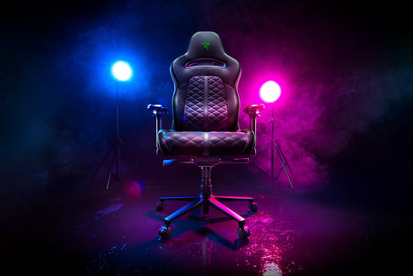 Razer Ergonomic Gaming Chair Enki EPU Synthetic Leather; Steel; Aluminium | Black/Green