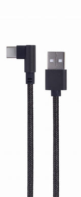 Gembird | Angled USB Type-C charging and data cable | CC-USB2-AMCML-0.2M