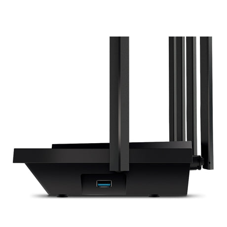 TP-LINK | Archer AX73 | 802.11ax | 4804+574 Mbit/s | 10/100/1000 Mbit/s | Ethernet LAN (RJ-45) ports 4 | Mesh Support No | MU-MiMO Yes | No mobile broadband | Antenna type 6xExternal | 1× USB 3.0