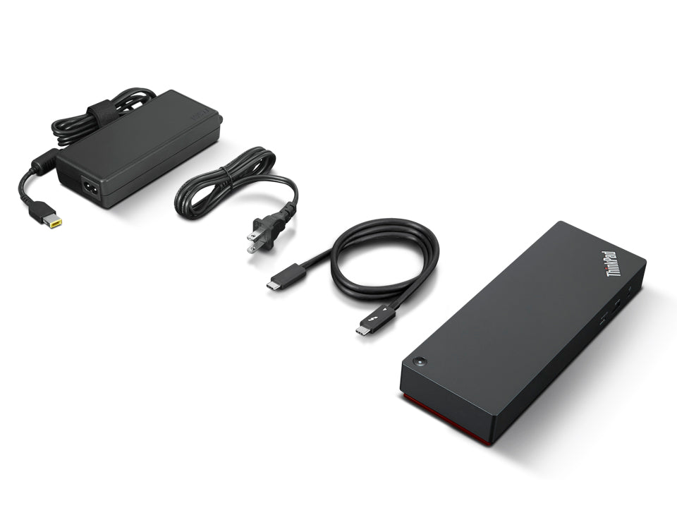 Lenovo ThinkPad Universal Thunderbolt 4 Dock 135W (40B00135EU) Jungčių stotelė, Laidinė, Juoda