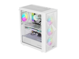 Genesis Gaming PC Case | Diaxid 605 ARGB | Midi Tower | White