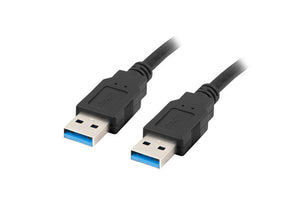 LANBERG cable USB-A M/M 3.0 0.5m black