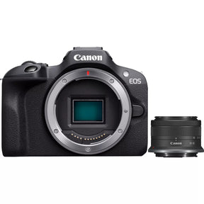 Canon | EOS R100 Mirrorless Camera + RF-S 18-45mm F4.5-6.3 IS STM Lens | 6052C013 | Megapixel 24.1 MP | ISO sensitivity (max) 12800 | Display diagonal 3.0 " | Wi-Fi | Automatic, manual | CMOS | Black