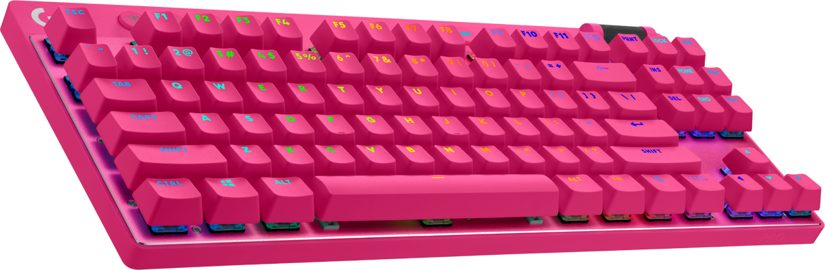 Logitech G PRO X TKL LIGHTSPEED Belaidė žaidimų klaviatūra, Tenkeyless, Tactile, US INT, Pink
