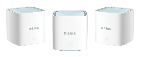 D-Link | EAGLE PRO AI AX1500 Mesh System | M15-3 (3-pack) | 802.11ax | 1200+300  Mbit/s | 10/100/1000 Mbit/s | Ethernet LAN (RJ-45) ports 1 | Mesh Support Yes | MU-MiMO Yes | No mobile broadband | Antenna type 2 x 2.4G WLAN Internal Antenna, 2 x 5G WLAN I