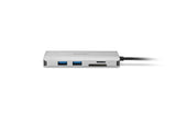 Kensington UH1400P Mobilusis šakotuvas/jungčių stotelė, 8-in-1 USB-C, Pilka