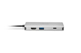 Kensington UH1400P Mobilusis šakotuvas/jungčių stotelė, 8-in-1 USB-C, Pilka
