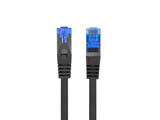 Lanberg | Patchcord Cat.6A S/FTP LSZH CCA Fluke Passed | PCF6A-10CC-1000-BK | 10 m