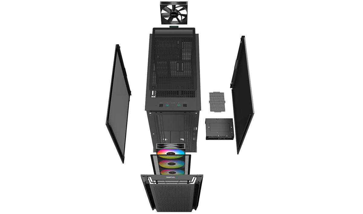 Deepcool | MID TOWER CASE | CG560 | Side window | Mid-Tower | ATX PS2 | Black