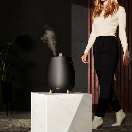 Duux | Humidifier Gen2 | Tag | Ultrasonic | 12 W | Water tank capacity 2.5 L | Suitable for rooms up to 30 m² | Ultrasonic | Humidification capacity 250 ml/hr | Black