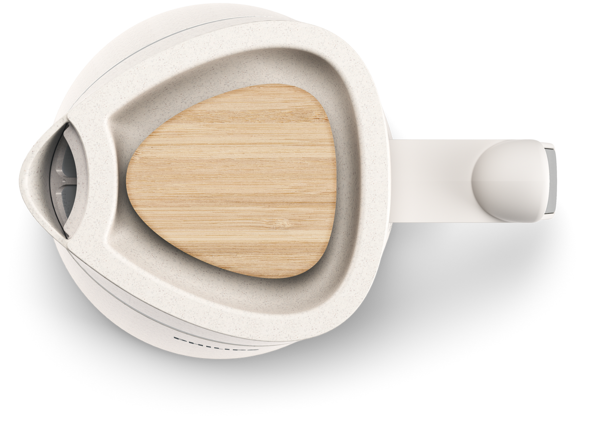 Philips Kettle | HD9365/10 Eco Conscious Edition | Electric | 2200 W | 1.7 L | Bioplastic | 360° rotational base | White