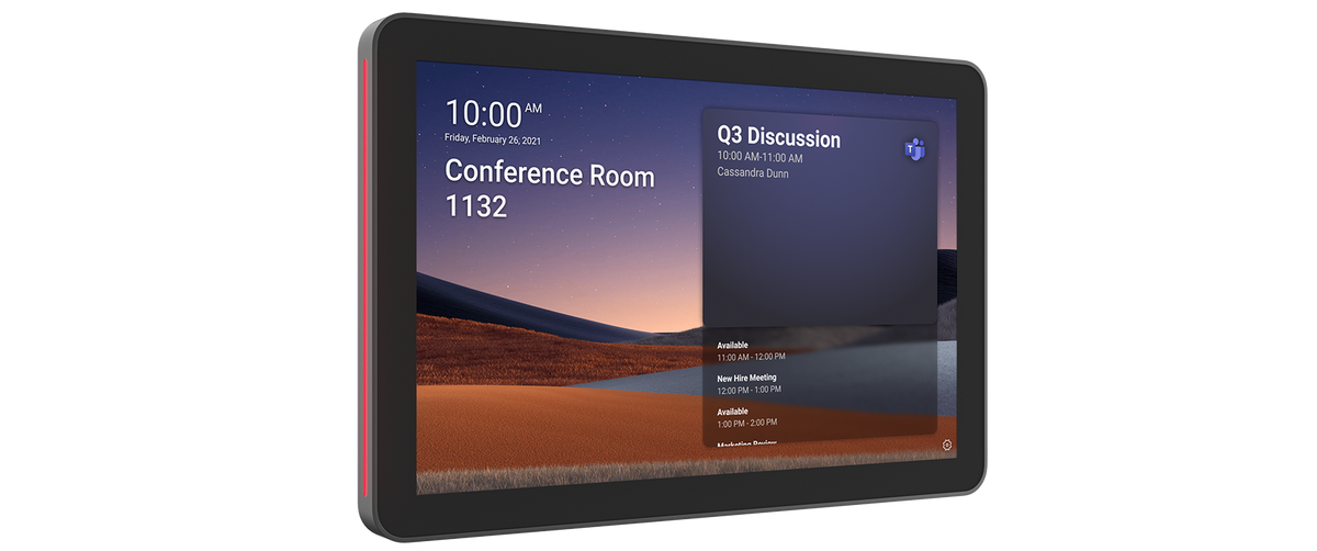 Logitech Tap Scheduler 952-000091 Meeting Room Touch Controller, 10.1'' IPS 400 cd/m2, Graphite