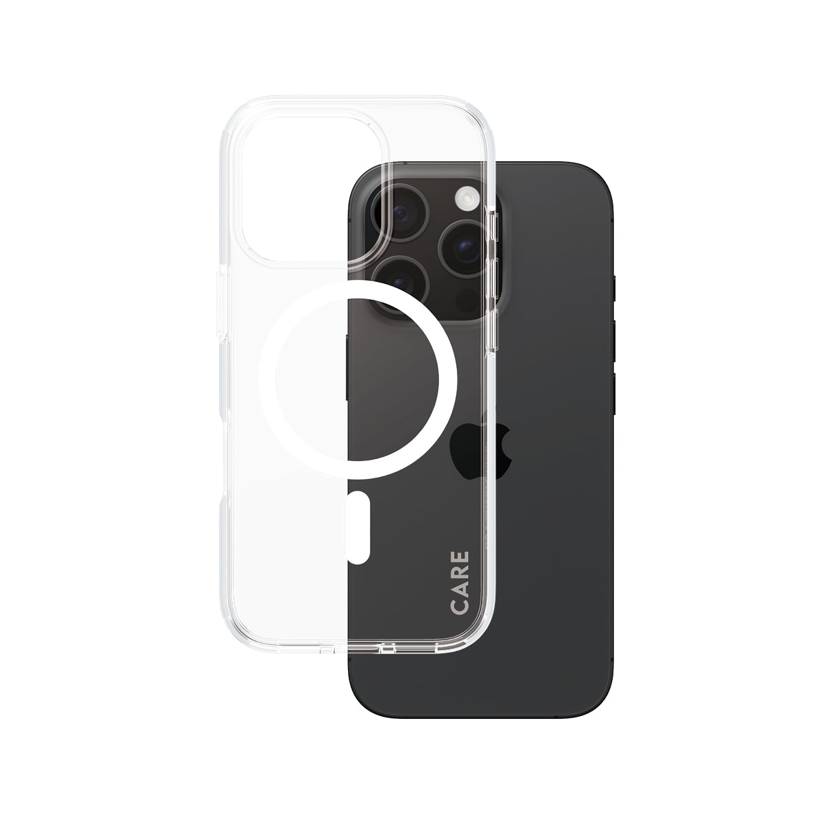 CARE Flagship Case | Back cover | Apple | iPhone 16 PRO | Recycled plastic | White | MagSafe
