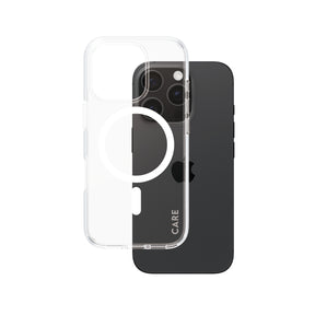 CARE Flagship Case | Back cover | Apple | iPhone 16 PRO | Recycled plastic | White | MagSafe