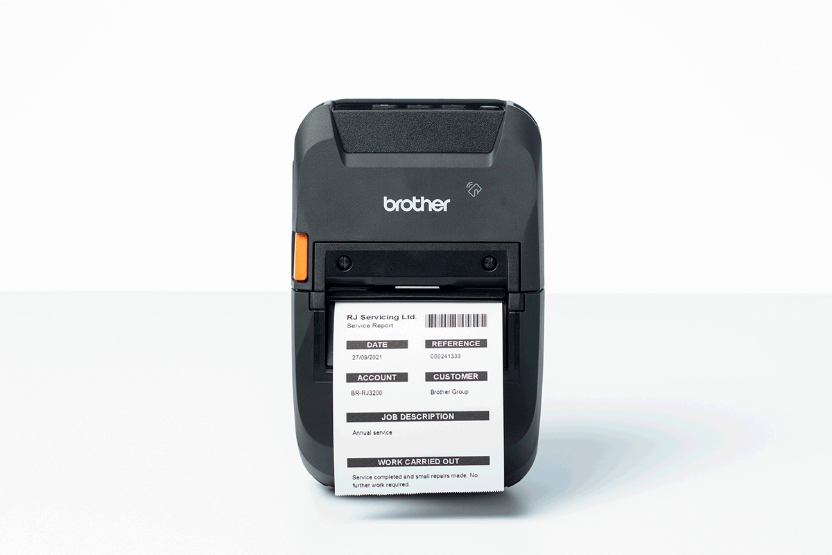 Brother RJ-3250WBL Etikečių spausdintuvas Direct thermal 127 mm/sec