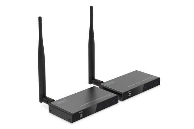 Digitus Wireless HDMI Extender/Splitter Set (100m, 1x4) | DS-55346 | Black